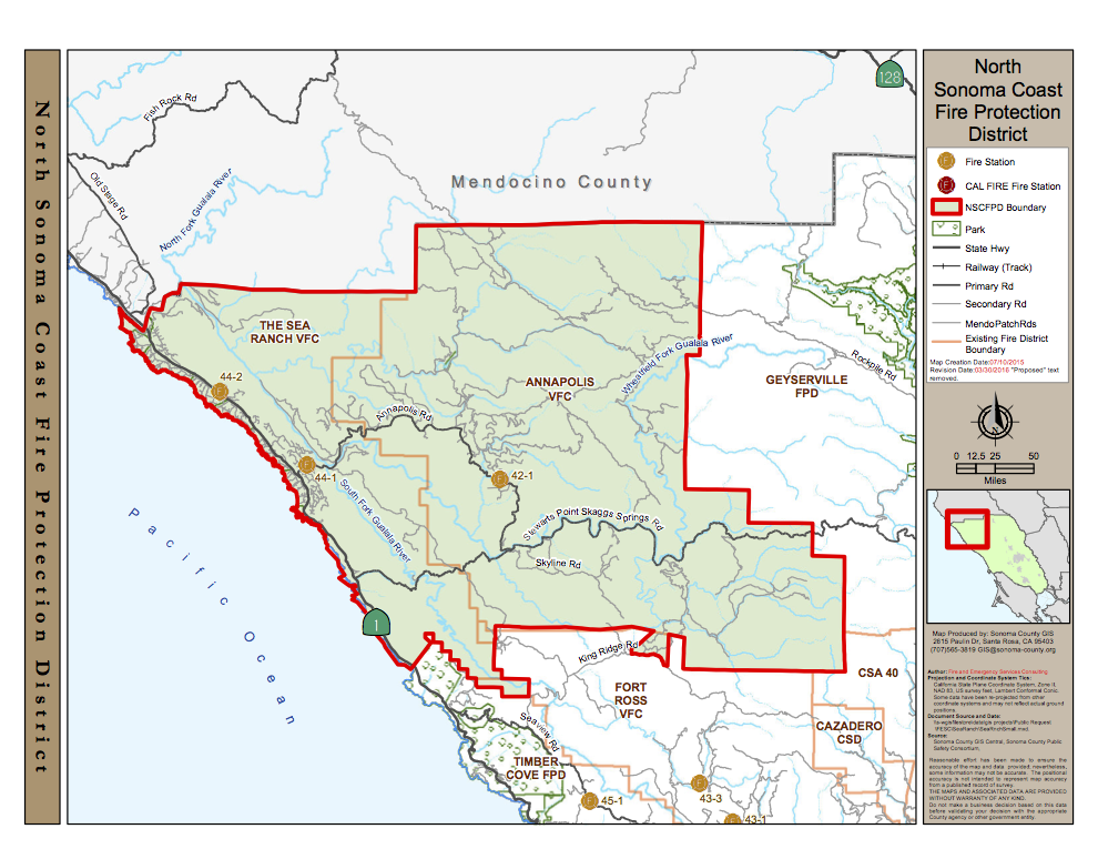 NSCFPD Map