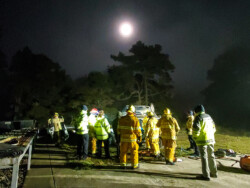 Full moon rises over training night!