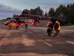 Patient load Con Air helo