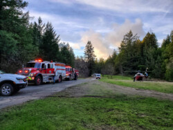 Sonoma County 1 helo on Tin Barn Road