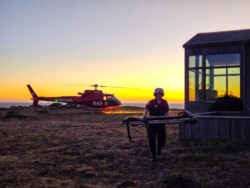 REACH LZ on bluff trail