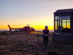 REACH LZ on bluff trail