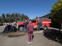 Starting the push-in Starting the push-in