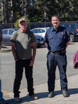 Rick Craig with Captain Briant Rick Craig with Captain Briant