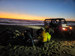 UTV sxs training on beach